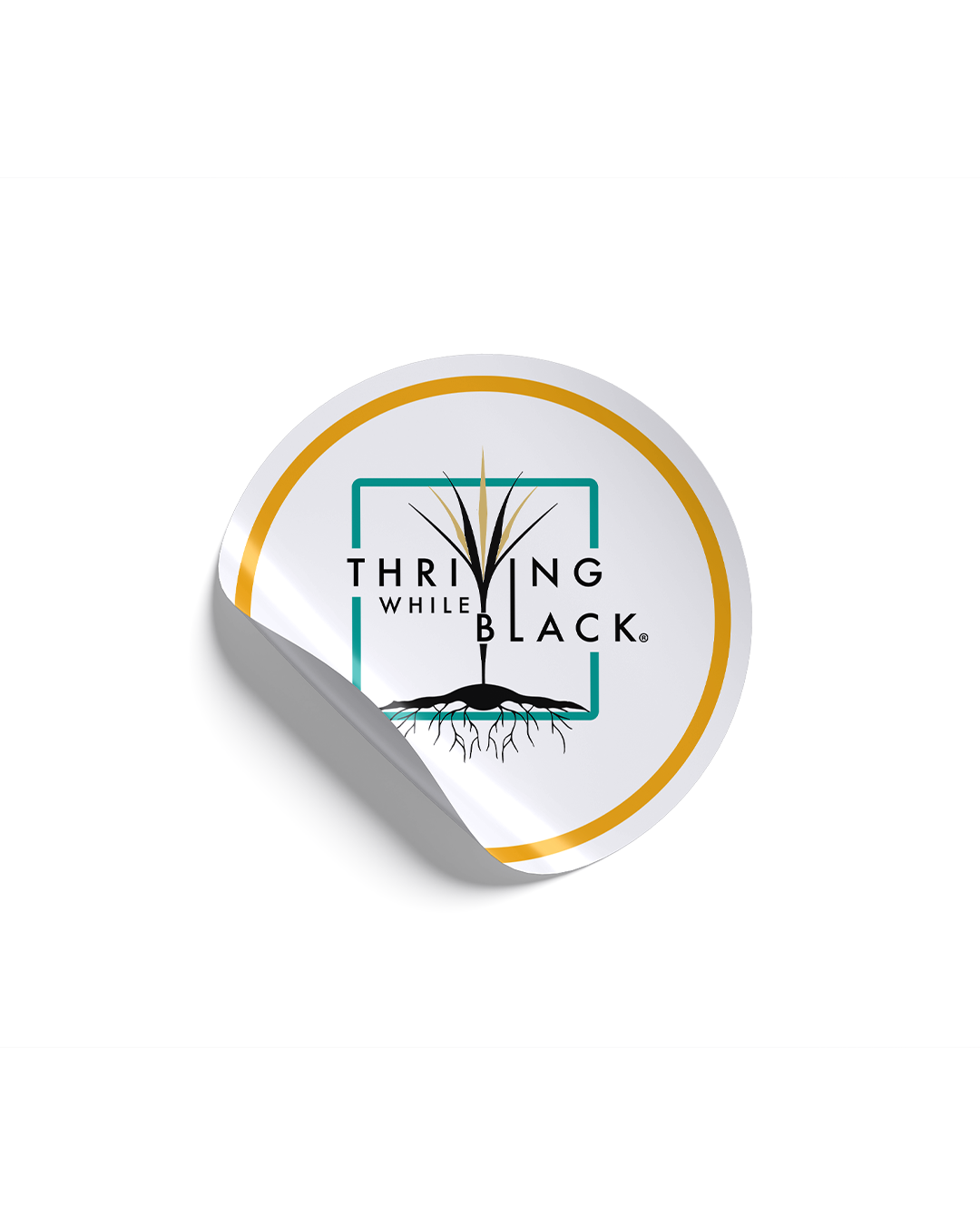 Thriving While Black Sticker