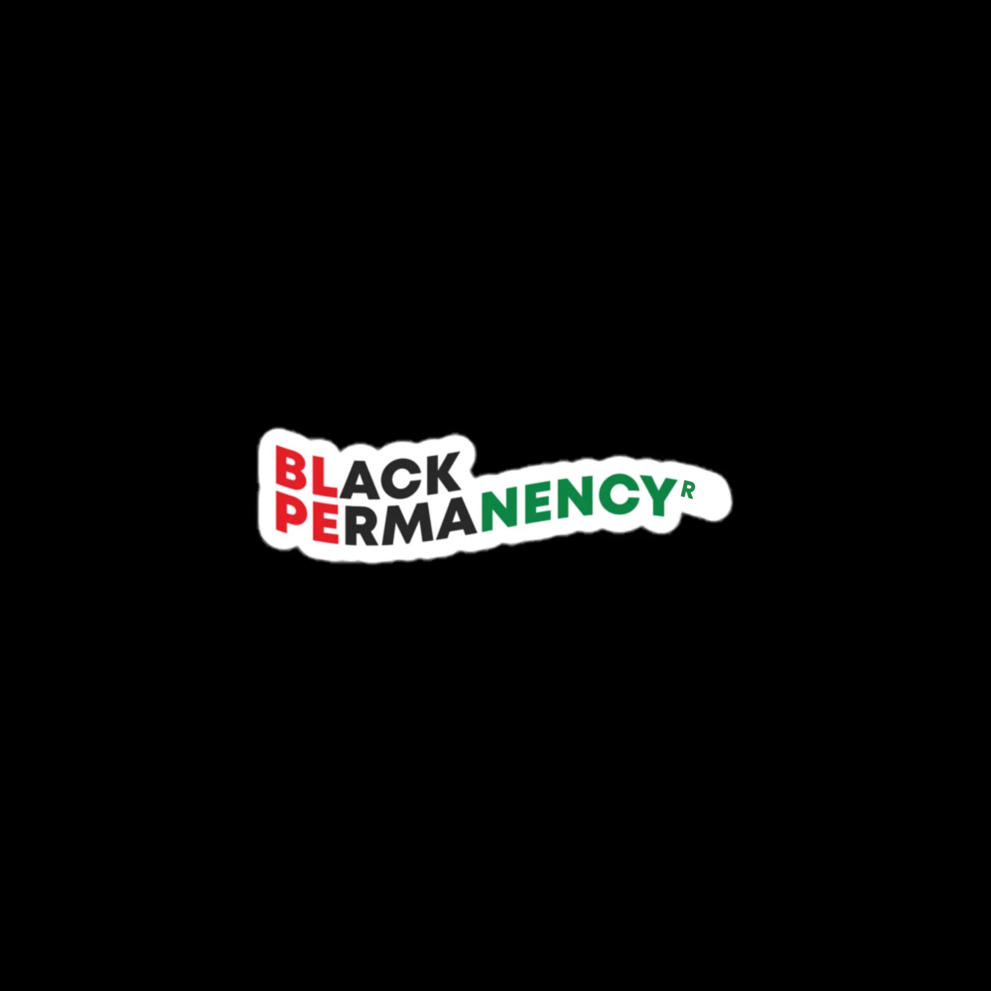 Black Permanency Sticker