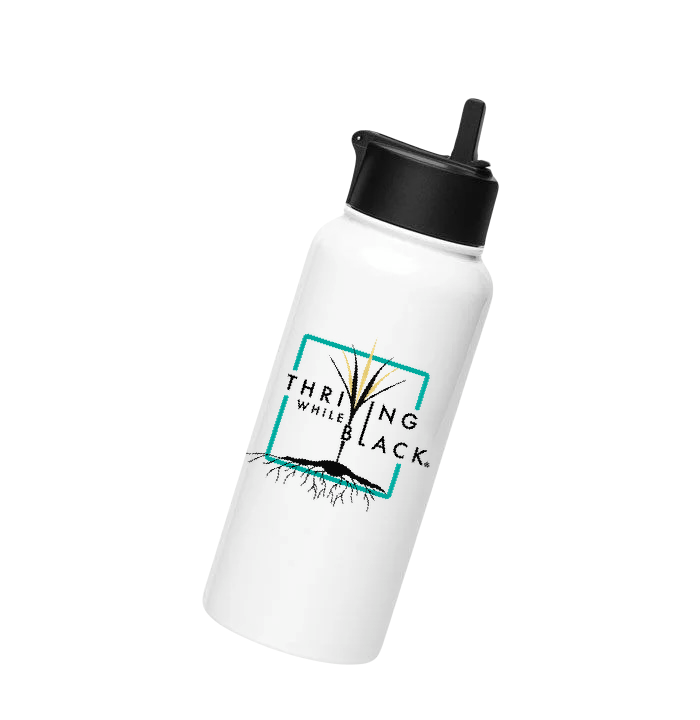 Thriving While Black Sports Drinking Bottle
